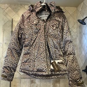 Women’s Obermeyer Ski/Board Jacket Leopard Print